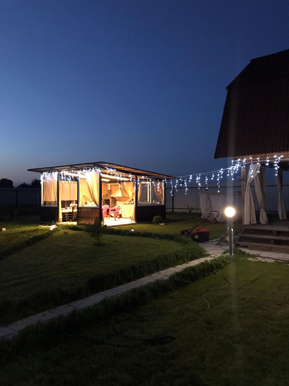 Участок с баней